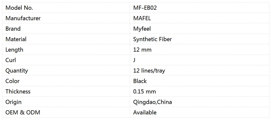 myfeel false eyebrow extensions