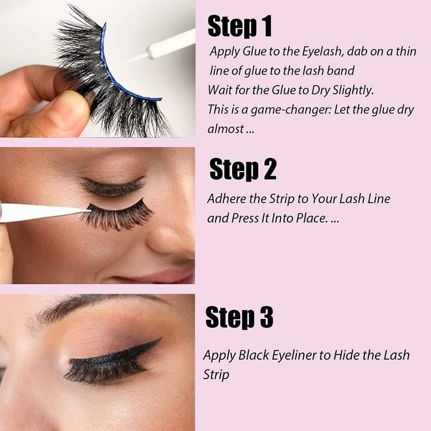 how to use lashes glue