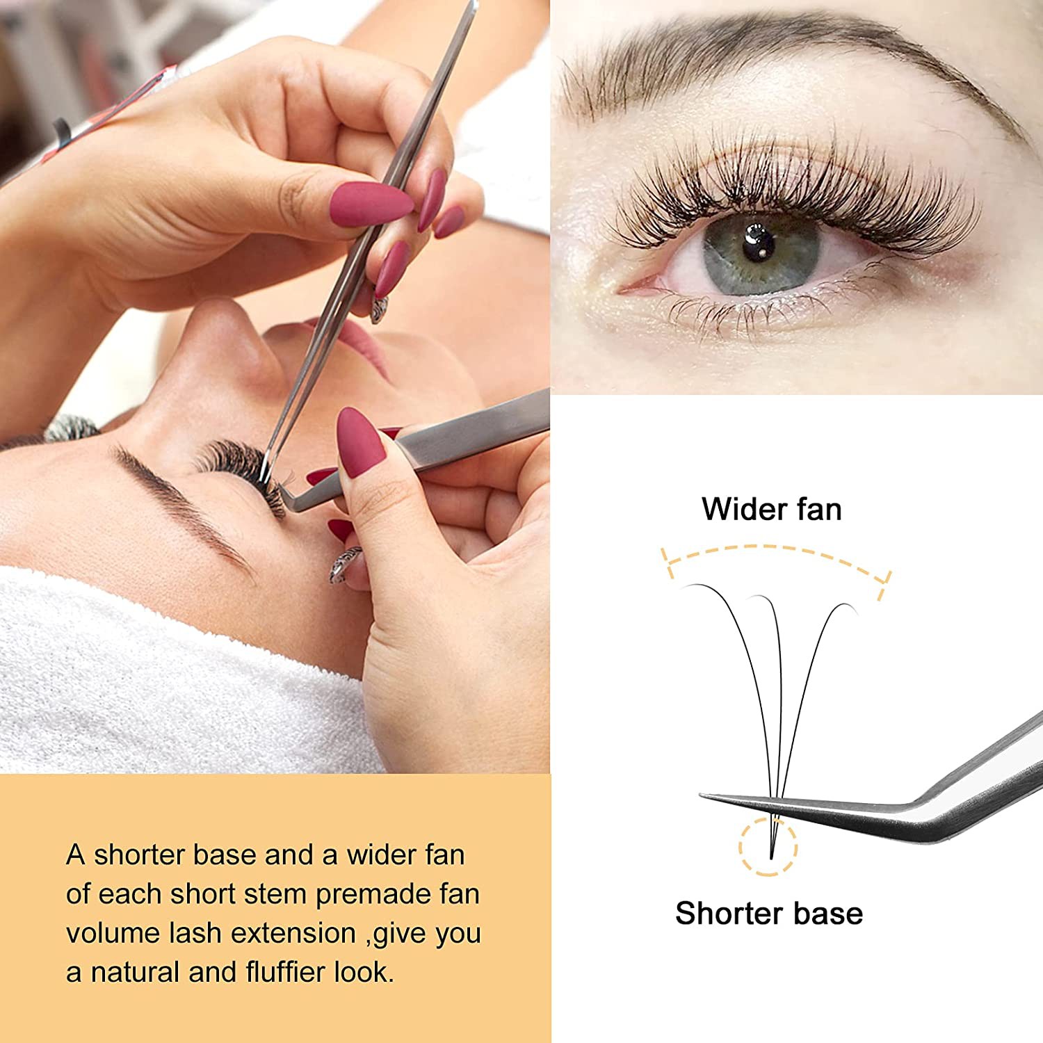 3D wider fan lashes 3D wider fan lashes