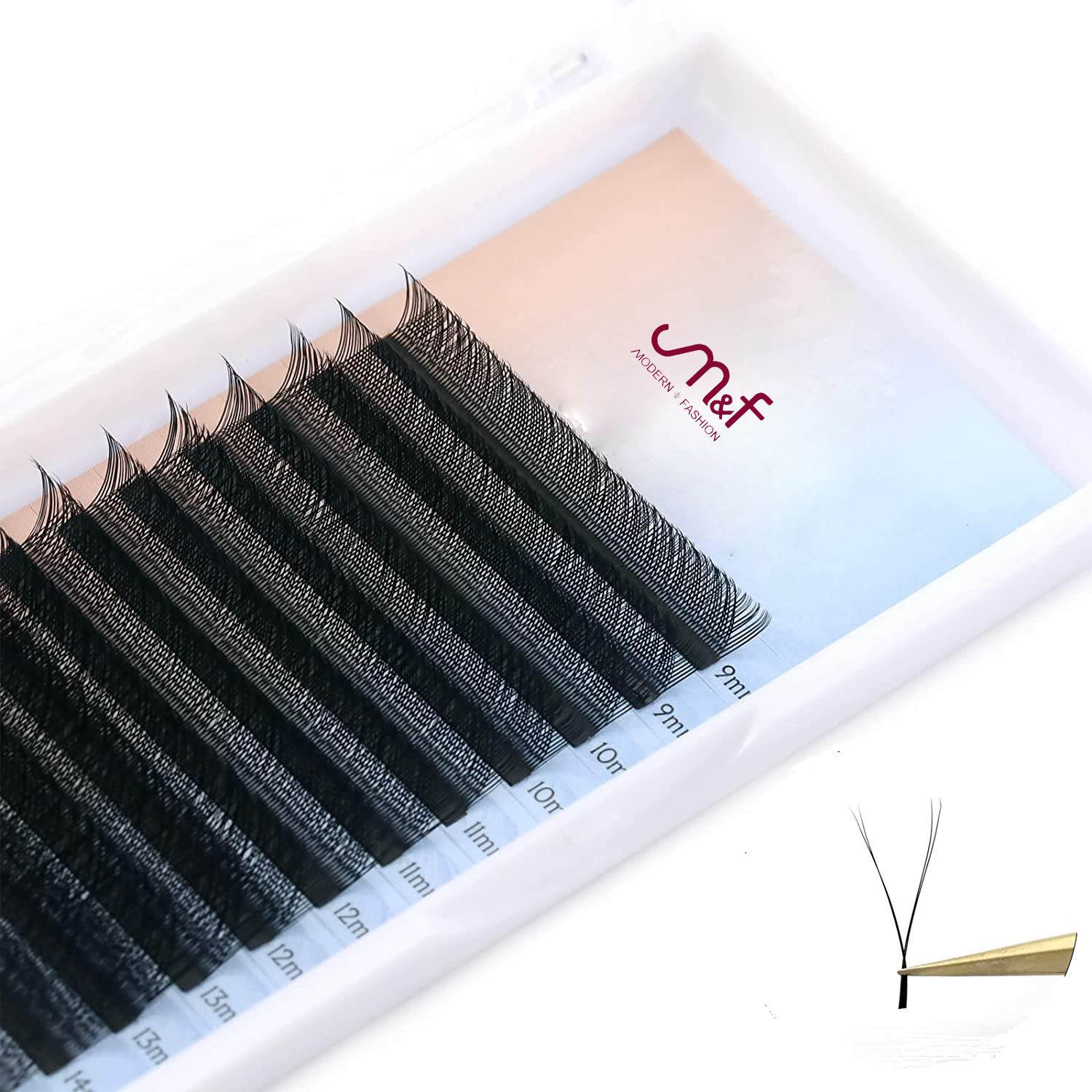 YY shape lashes