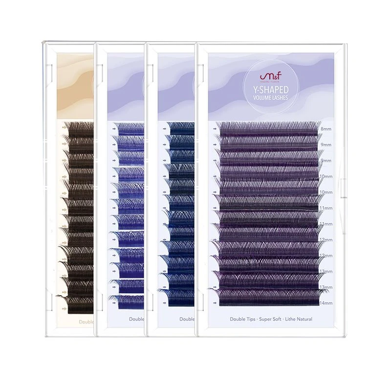 colored YY lashes extension